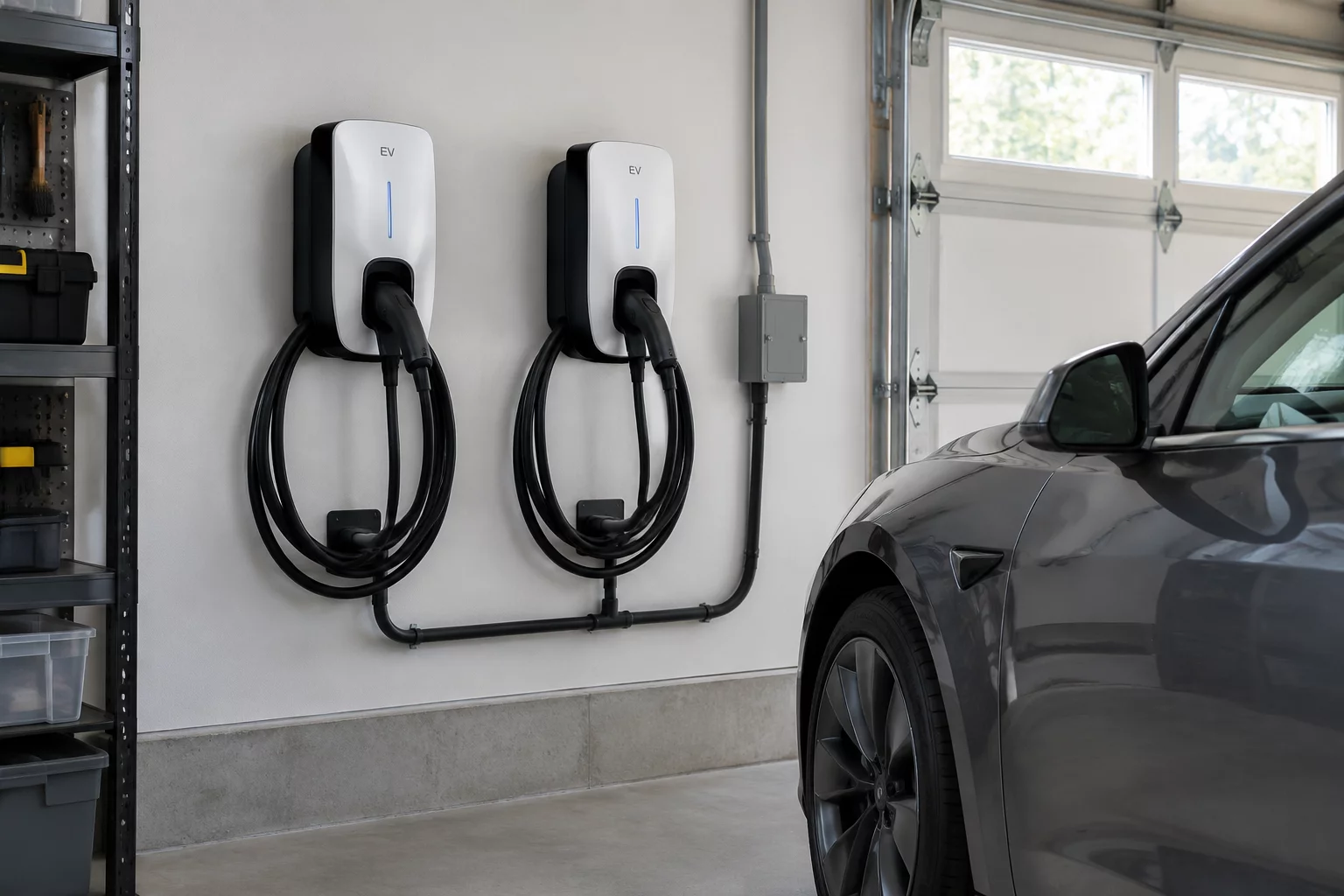 Suburban Residence Dual EV Charger Installation